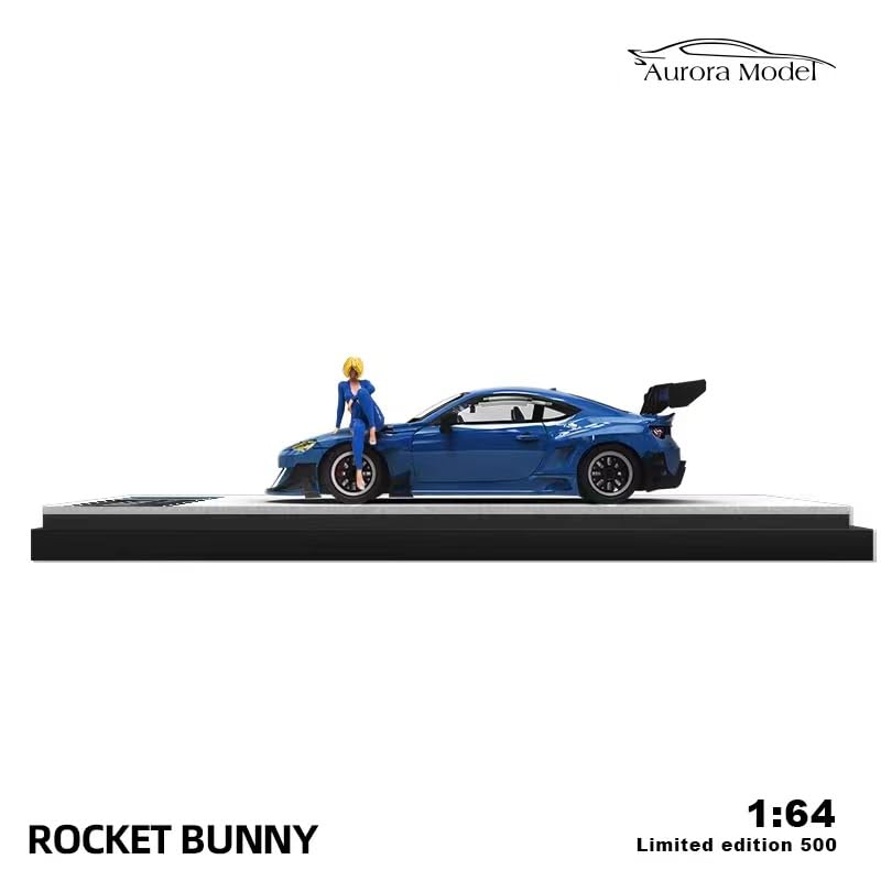 Amazon | 1/64 aurora model トヨタ 86 メタリックブルー